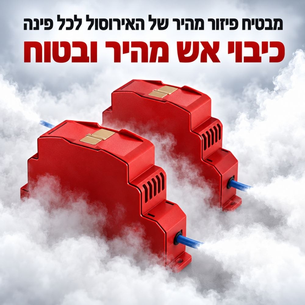 פיזור אירוסול דו צדדי של SparkShield