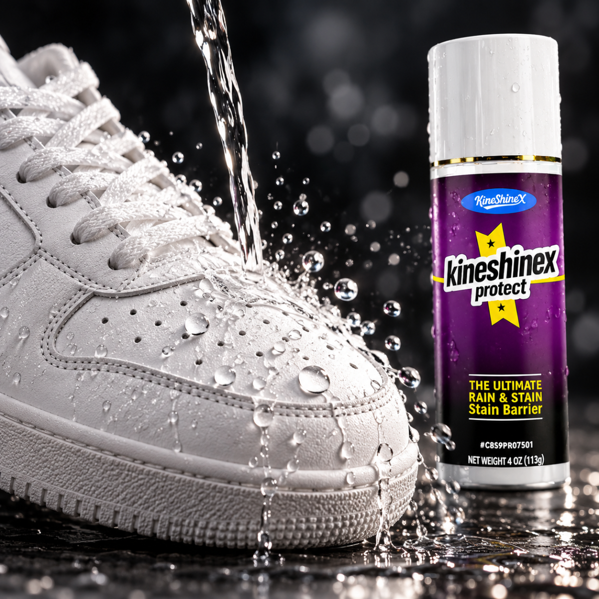 נעל מוגנת ממים בעזרת Kineshinex Protect