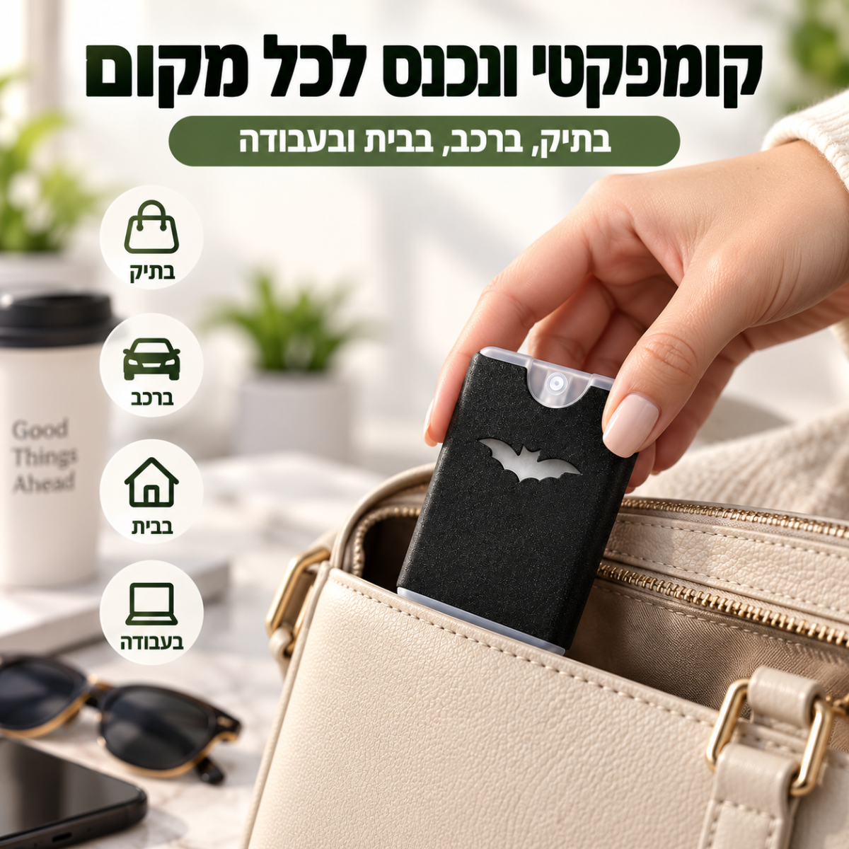 Gliry ספריי ומטלית במוצר אחד