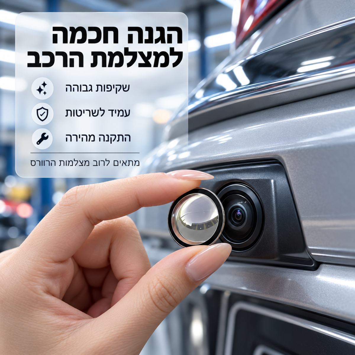 VisionShield מגן חכם למצלמת רכב